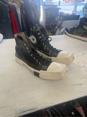 Rick Owens dark shadow Converse Hi